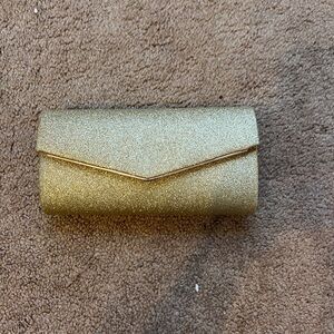 Elegant Gold Clutch Bag
